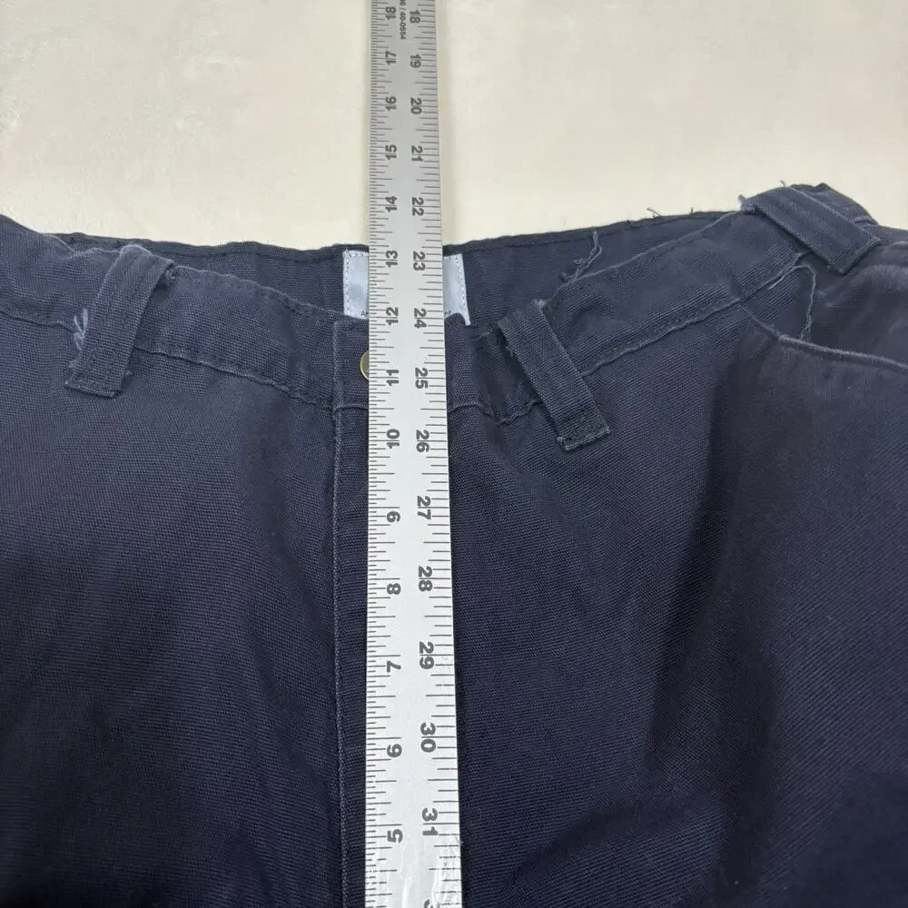 Tyndale Mens FR Cargo Pants 34 x 33 (Fits 30x31.5).Navy Flame Resitant Workwear